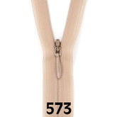 Blinde Rits 60 cm - 573 donker beige Rits BLINDE - RITS - 60 - 573